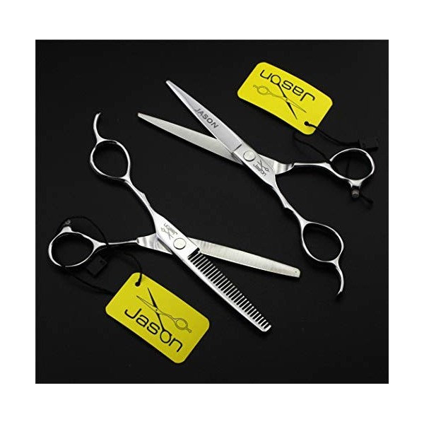 Ensemble de ciseaux, 15,2 cm professionnel haut de gamme pour gaucher Ciseaux de coiffure Premium Set Personnalité Ciseaux de