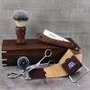 Komplett Rosewood Old Style Classic Barber Set de rasage parfaite Hommes Set de rasage Cadeau