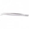 VANGLI Tweezers Long silver curved pointed forceps hand tools