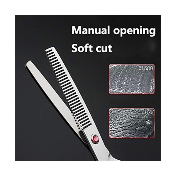 Ensemble de ciseaux de coiffeur, ciseaux amincissants pour cheveux, ensemble de ciseaux de coiffure, peigne de rasoir pour ca