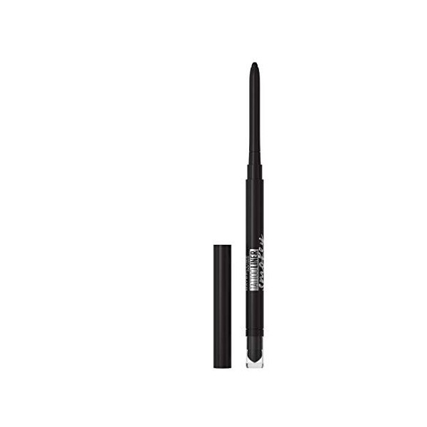 Maybelline New-York - Crayon Gel Yeux Effet Smokey - Waterproof &Tenue 36h - Tattoo Liner Smokey - Teinte : Noir