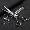 GaoF Ensemble de Coiffure Professionnel de 6 Pouces, Ensemble doutils de Ciseaux Plats de qualité en Acier Inoxydable + Cise