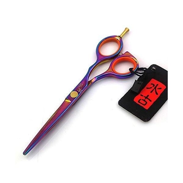 LIUCHUNYANSH Grooming Scissors for Dogs Cat 5.5 Pouces Coiffure Ciseaux Colorful Professionnel Barber Plat Dents Cut rhéoflui