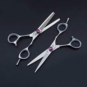 SEESEE.U Professionnel 6,0 Pouces Ciseaux de Coiffeur Barber Ciseaux de Coiffure Ciseaux de Coupe et amincissement/texturatio