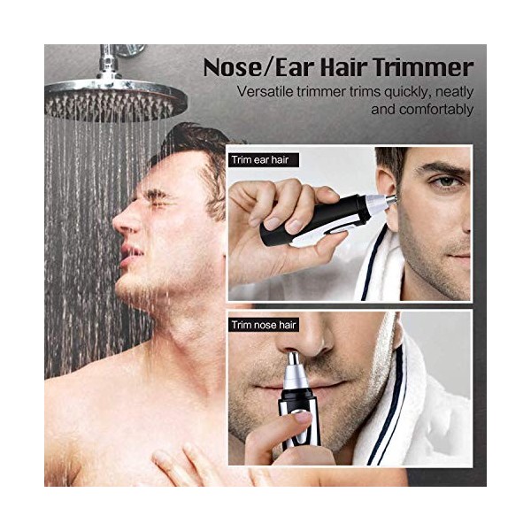 Tondeuse Professionnelle Du Nez Oreilles éLectrique Oreille, Rasoir à Nez ÉLectrique Homme Femme, Nose Hair Trimmer For Men A