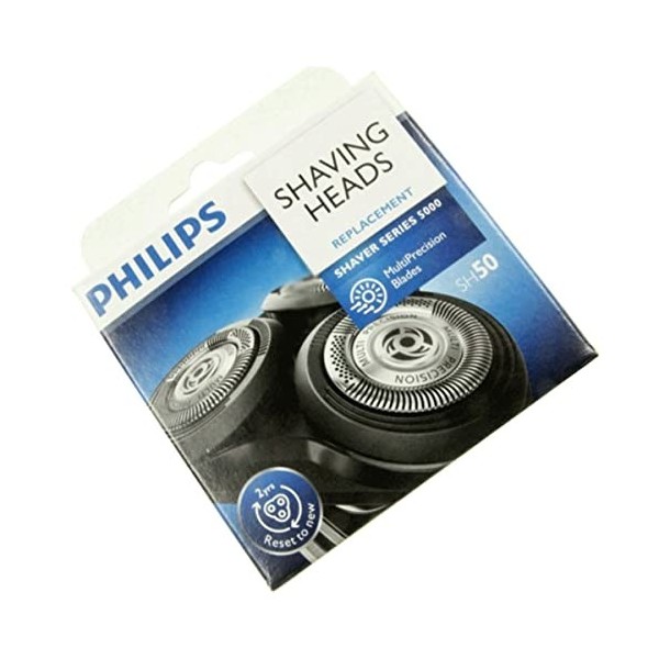 Philips Lot de 3 têtes de Rasage Serie 5000 Rasoir, Tondeuse HQ850, 422203625841