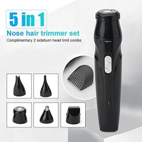 Électrique Nez Epilateur Oreille Sourcils - Tondeuse à Barbe Nez Sourcils, Tondeuse Précision Étanche Rasoir Nez, Tondeuse Ne