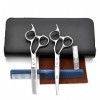 Kit de ciseaux pour animaux de compagnie, ensemble de ciseaux de coupe de cheveux professionnels haut de gamme de 15,2 cm, pe