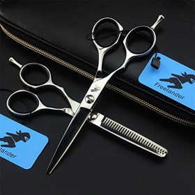 XJST Ensemble De Ciseaux De Coiffure Gauche, Ciseaux De Cheveux Professionnels Et Ciseaux De Coiffure pour Le Salon, Les Homm