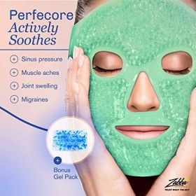 PerfeCore Masque facial – Get Sid of Puffy Eyes – Soulagement de la migraine, dormir, Voyage Therapeutic Hot Froid Pack – Per