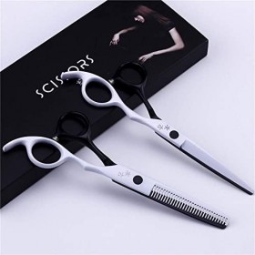 Ciseaux de coiffure Ciseaux de barbier Kit doutils de coupe de cheveux en acier inoxydable tranchant pour salon de coiffure,
