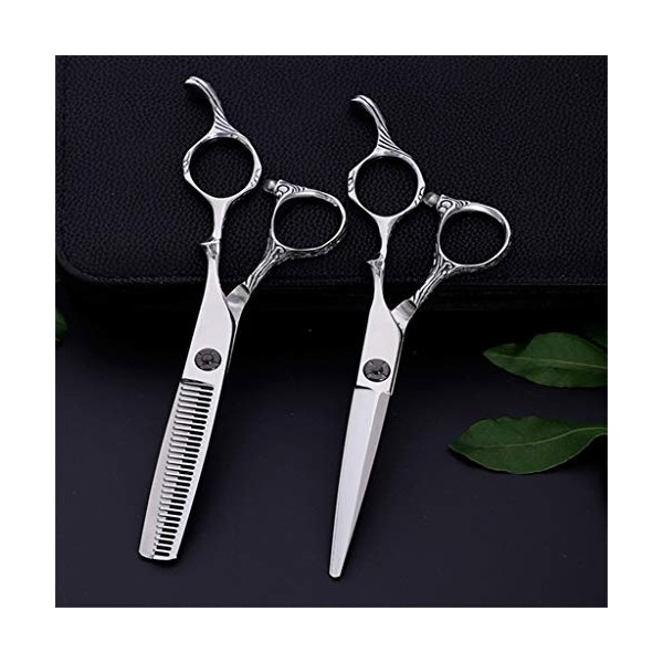 Coiffeurs Hair Scissor 5.5 Pouces Mis À Épiler De Coupe De Cheveux Dents Plat Cisaillement Kit Salon De Coiffure Salon Et Sal