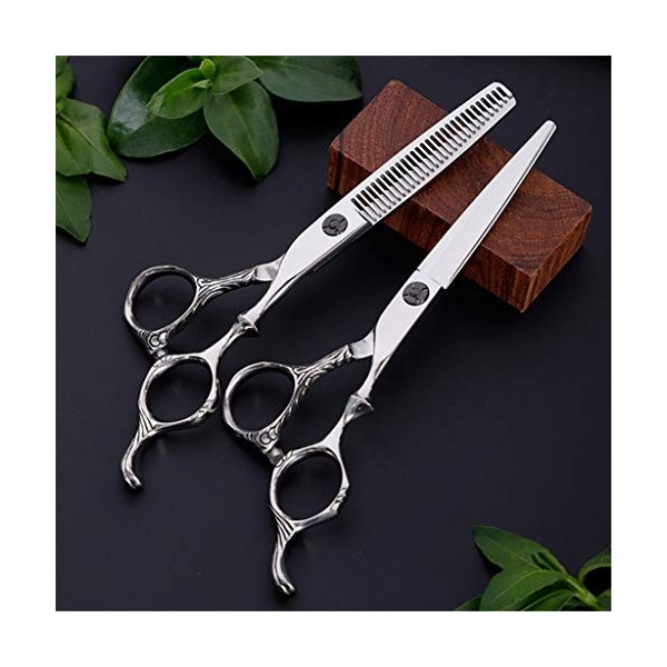 Coiffeurs Hair Scissor 5.5 Pouces Mis À Épiler De Coupe De Cheveux Dents Plat Cisaillement Kit Salon De Coiffure Salon Et Sal