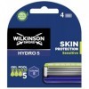 Wilkinson - 4 recharges de lames Hydro 5 Skin Protection pour un rasage doux et agréable - Sensible et convaincant - Pour hom