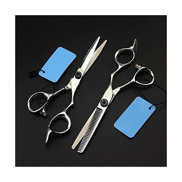 Ciseaux de coupe de cheveux Coiffeur Sliver Ciseaux de coupe de cheveux Set Produit de salon de coiffure Couleur: Amincissem