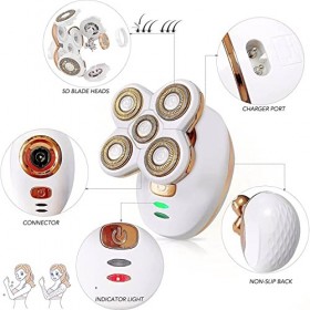 Épilateur Compact Rasage Et Tondeuse - Épilateur Étanche, Tondeuse Bikini Styler, Épilation Facile Des Poils Douceur, Coffret