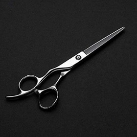 Hair Cuting Scissors, Barber Professional Left Hand Scissors Stainless Steel Hairdressing Flat Scissors Set 6 inch Haircut Th