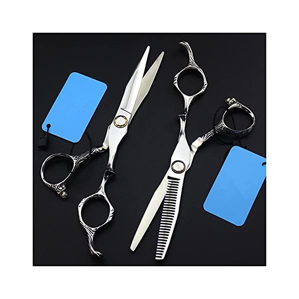 NC Ciseaux de Coiffure de 6 Pouces pour Couper Les Cheveux et éclaircir Les Ciseaux de Coiffure, Ciseaux Outils de Coiffeur 