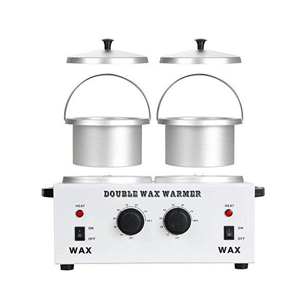 Wxnnx Double Chauffe-Cire Professionnel Chauffage électrique Double Chauffe-Pot Chauffe-Cire électrique Machine Ensemble de t