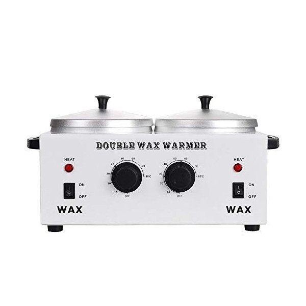 Wxnnx Double Chauffe-Cire Professionnel Chauffage électrique Double Chauffe-Pot Chauffe-Cire électrique Machine Ensemble de t