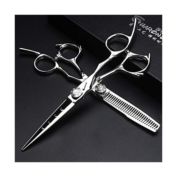 Set 6.0 Pouces De, Barber Scissor Japon 440C en Acier Inoxydable Styling Professionnel Coiffure Outil and Light Sharp , pour