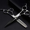 Professional 6.0 pouces Japon 440C Ciseaux cheveux Set avec Haircut Ciseaux Amincissants Barber Ciseaux de coupe de cheveux K