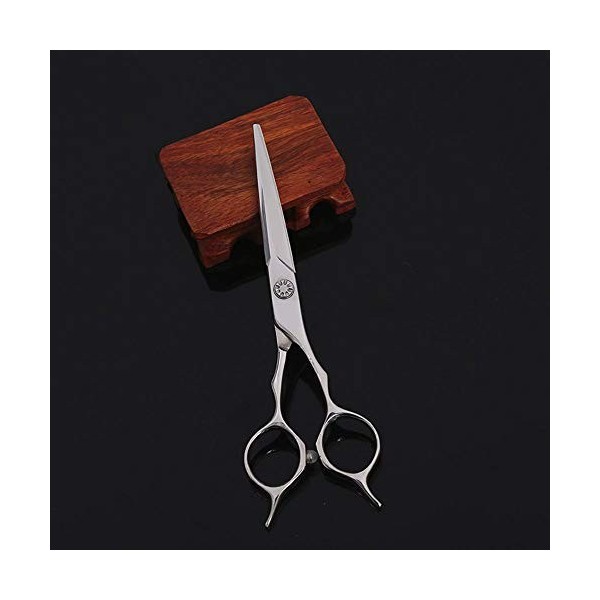 Minicocock 6 Pouces Coiffeur Professionnel Haut de Gamme Ciseaux Plat Cisaillement Coiffure Color : Silver 