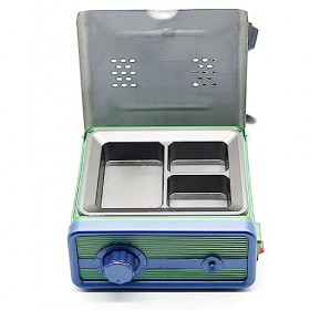 TsoLay Réchauffeur De Cire Dentaire Durable, Fondeur De Cire Dentaire avec 3 Rainures, Température Réglable De 0 °C À 150 °C,