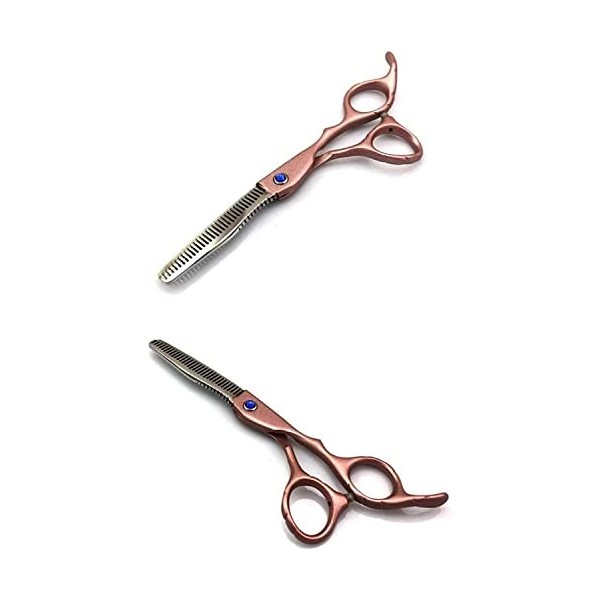 Générique Ciseaux de Coiffeur Ciseaux de Coiffure Professionnels et Ciseaux à effiler avec Poche à Ciseaux 14 Cm 15,2 Cm Salo