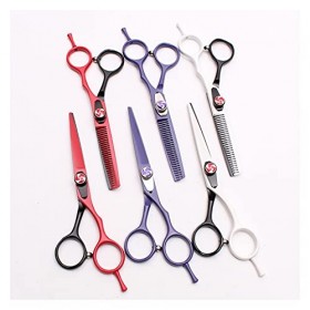 Générique Logo personnalisé Coupes de Coiffure Professionnelle et Ciseaux de Ciseaux de Ciseaux de Coiffure de Salon Color :