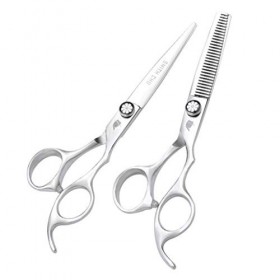 6,0 Pouces Coiffure Coupe De Cheveux Ciseaux Kits Inoxydable Set Acier Ciseaux Amincissants Salon Professionnel Barber Accuei