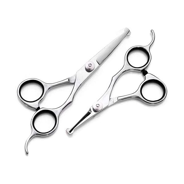 Ciseaux de coiffeur Outils de coupe de cheveux Mode Argent Ciseaux de coiffure pour animaux de compagnie Ensemble Ciseaux de 