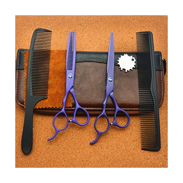 Ciseaux de coiffure Série pour gauchers Ciseaux de coiffeur professionnels Ciseaux de styliste de salon Coupe nette et précis