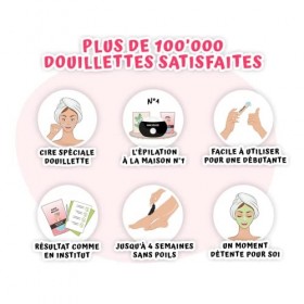 Pack Épilation Nacrée Mamie Réglisse qui ralentit la repousse du poil – 2 Sachet de Cire Épilation qui ralentit la repousse d