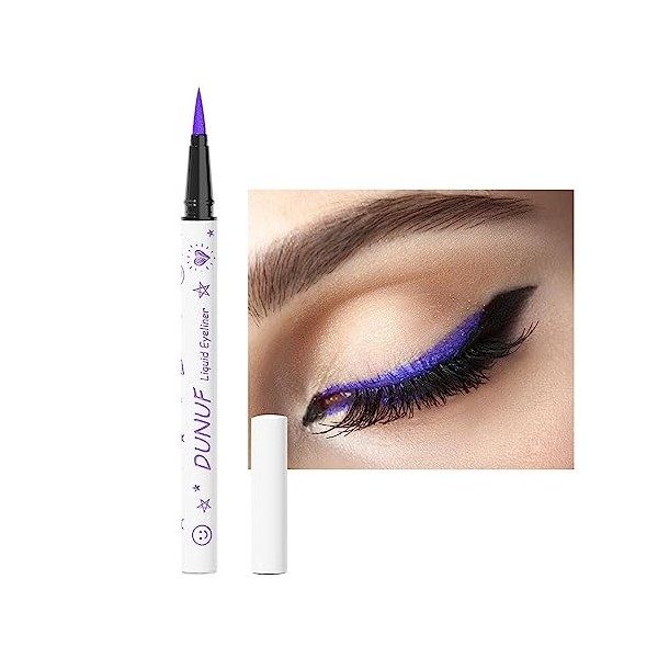 Stylo Eyeliner Imperméable - Crayon fard à paupières Crayon yeux longue tenue,Eyeliner liquide de couleur lisse Crayon pour l