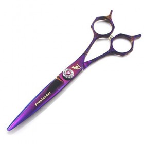 Ciseaux de coiffure de 6,0 pouces, ciseaux droits de salon de coiffure + ensemble de ciseaux à dents, acier inoxydable 440C d