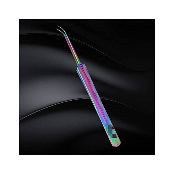 pince à épiler Extension de cils 3D 5D 6D Tweezers à sourcils en acier inoxydable Maquillage statique statique professionnel 