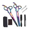 Ciseaux De Coiffeur 6 Pouces, Ciseaux De Coiffure Professionnels Ciseaux Amincissants en Acier Inoxydable Barber Shop Salon S