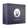 Eayoly 5 Pcs SoinBarbe | Ciseaux à Huile Barbe Portables avec Sac Rangement,Kit toilettage pour Barbe Masculine - Cadeaux pou