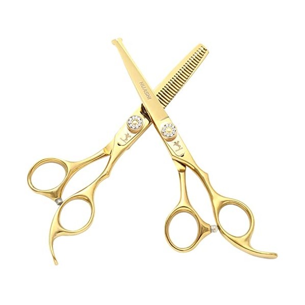 leybold Ciseaux De Coiffure Professionnels Set, Ciseaux Mélangés À Texture De 6 Pouces, Coiffure À Cheveux De Coiffure Et Cis