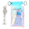 minkissy 3 Pièces Sac à Ciseaux Coloré Ceinture Pochette De Coiffure Sac Banane Transparent Sac Banane Barbier Pochette Porte