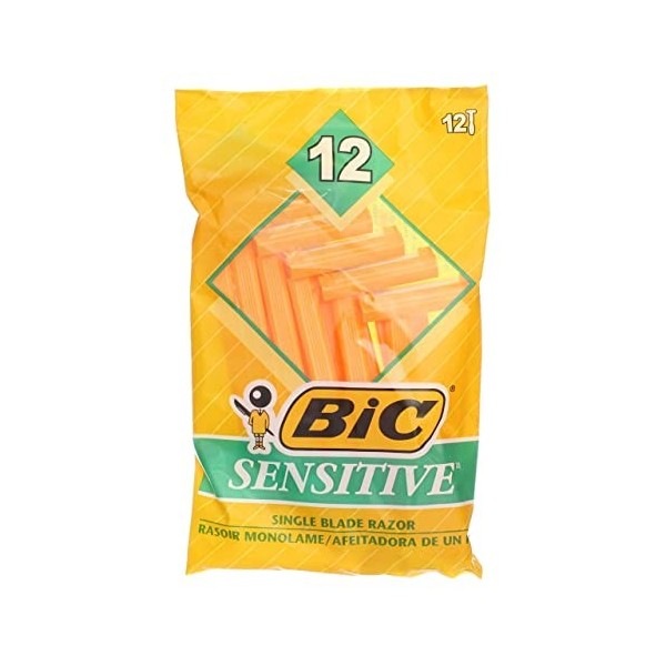 Bic Disposable Shavers Sensitive - 12 ct, Pack of 5