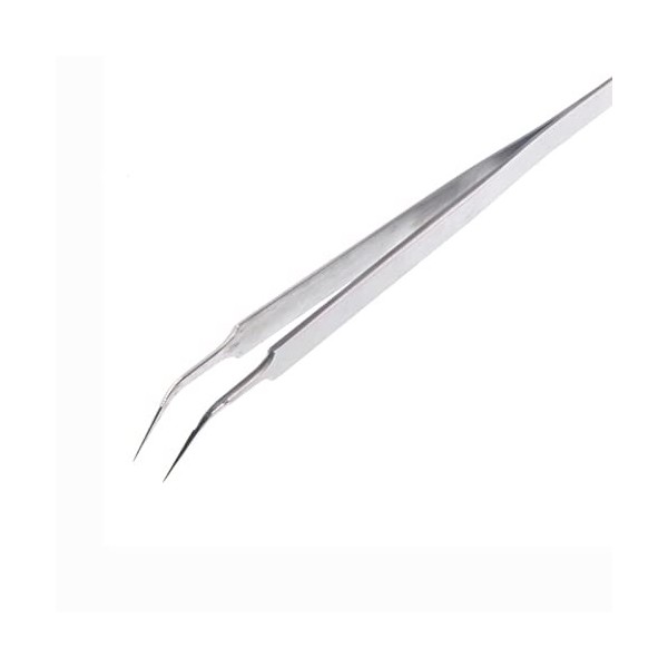 VANGLI Tweezers Long Ultra Precision Stainless Steel Tweezers Industry Straight Curved Electronic Pointed Tweezers for Phone 