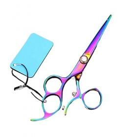 Ylingling Store Professionnel Japon 440C en acier gauche 6 Rotation Rotation Rainbow Classeurs Coupe de cheveux Barber Bar