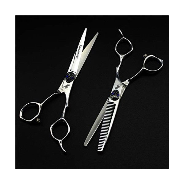 Cheveux Professionnel Ciseaux Set, Ciseaux en Acier Inoxydable De Haute Qualité Barber Personnalité Ciseaux Cheveux Set Outil