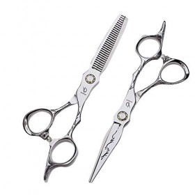 leybold Set de Ciseaux de Coiffure Professionnelle, Ciseaux de Cheveux de Salons Professionnels de 6,0 Pouces, Ciseaux coiffe