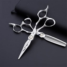leybold Set de Ciseaux de Coiffure Professionnelle, Ciseaux de Cheveux de Salons Professionnels de 6,0 Pouces, Ciseaux coiffe
