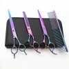 Minicocock Coloré Pet Bending Ciseaux 5 Piece, Set Haut de Gamme de Couleurs for Animaux Ciseaux de Coiffure Color : Colors 