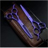 Ciseaux de coiffeur 6 et 5,5 pouces Voilet Cut Ciseaux à cheveux Set Coupe Barber Ciseaux amincissants Ciseaux de coiffure