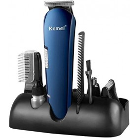 ZHLFDC 14 PCS Grooming hommes Kit électrique Tondeuse rasoir Nez Trimmer All-in-One Soins personnels Styling visage série hom